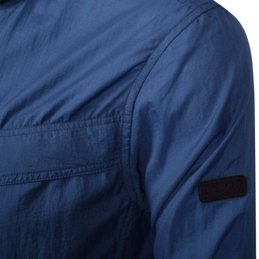 Alternative Image for ProductBarbour International Knockhill Hoodie Blue3